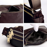 Sac à bandoulière léger et décontracté en tissu de nylon pour femme