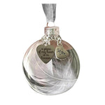 Ornements De Boule De Plumes De Noël
