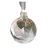 Ornements De Boule De Plumes De Noël