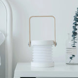 Lampe télescopique en bois créative