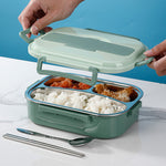 Boite à repas portable de grande capacité en acier inoxydable