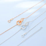 Collier Coeurs Entrelacés