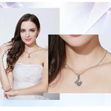 L'âme Sœur Dure Tout le Temps - Collier Pendentif Scintillant