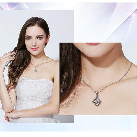 L'âme Sœur Dure Tout le Temps - Collier Pendentif Scintillant