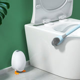 Brosse de toilette à poils doux à long manche