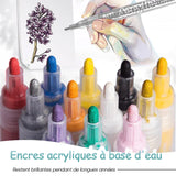 Marqueurs pour peinture acrylique à haute pigmentation