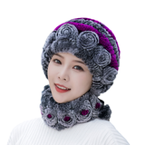 Chapeau en Fourrure de Lapin Rex