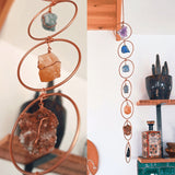 Décoration murale en cristal brut 7 Chakra Gemstone