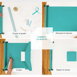 Ensemble d'outils d'emballage de cadeaux de Noël