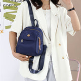 Mini sac à dos de couleur unie