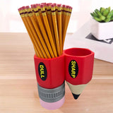 Porte-stylo créatif en forme de crayon