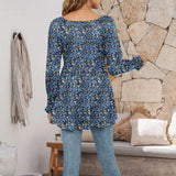 Haut Tunique à Manches Bouffantes