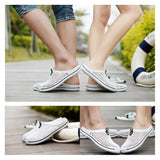 Pantoufles d'été, Chaussures de Plage pour Hommes Femmes