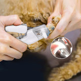 Coupe-ongles professionnel à LED pour animaux de compagnie