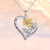 Collier You Are My Sunshine en argent sterling 925