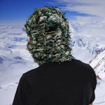 Masque en tricot farfelu