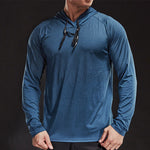 T-shirt manches longues à capuche homme