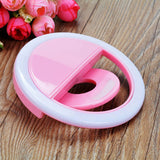 Lumière ronde pour selfies