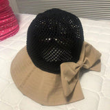 Chapeau de protection solaire tissé en été