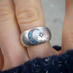 Bague Personnalisée en Argent Vintage