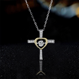 Collier croix et cœur To My Soulmate