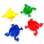 Grenouille sauteuse en plastique