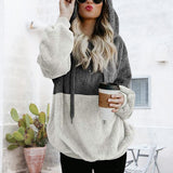 Pull à Capuche à Empiècements