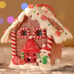 Maison de Noël en argile molle