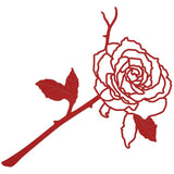 Timbre Rouge Rose Métal