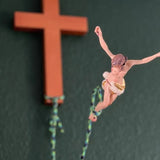 Décoration religieuse de Jésus de saut à l'élastique