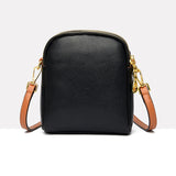 Élégant sac à bandoulière contrasté