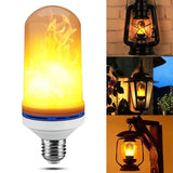 Ampoule à Flamme LED avec Effet de Détection de Gravité