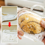 Lingette éponge en pâte de bois comprimée