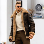 Veste mi-longue épaisse homme