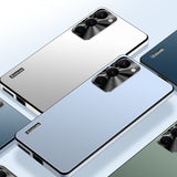 Couverture de cas mat de cadre en métal pour SAMSUNG