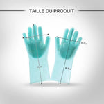 Gants De Lave-Vaisselle En Silicone - ciaovie