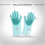 Gants De Lave-Vaisselle En Silicone - ciaovie