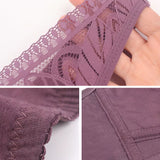 Sous-vêtement en dentelle unie avec fermeture éclair sur le devant