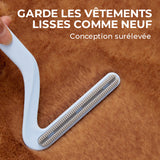 Brosse d'épilation électrostatique à double extrémité