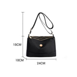 Sac à bandoulière léger et décontracté en tissu de nylon pour femme