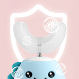 Brosse à dents électrique en forme de U à 360°