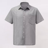 Chemise à boutonnage simple avec poches