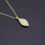 collier feuille
