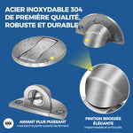 Butée de porte magnétique invisible en acier inoxydable