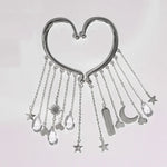 Boucles d'oreilles élégantes à longues franges