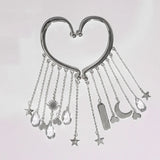 Boucles d'oreilles élégantes à longues franges