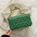 Sac à bandoulière à une épaule avec chaîne à la mode