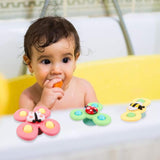 Jouet de bain insecte rotatif
