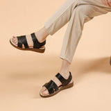 Sandales Velcro Confortables Pour Femmes