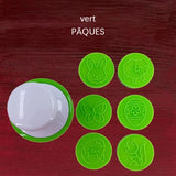 Tampons à biscuits et emporte-pièces antiadhésifs